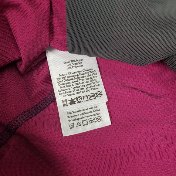 Eddie Bauer First Ascent Pink Full Zip Softshell Jacket Women L Athletic Outdoor - Picture 5 of 14